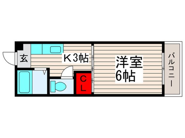 桂ハイツの物件間取画像